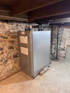 Oil to heat pump