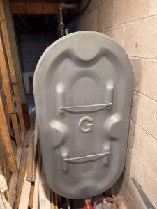 Oil to heat pump