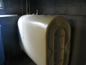 Oil to heat pump